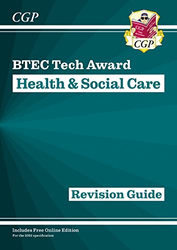 BTEC Health & Social Care revision guide cover, teal background.