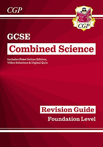 Red GCSE Combined Science Foundation Level revision guide cover.
