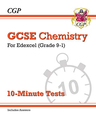 CGP GCSE Chemistry Edexcel Grade 9-1 10-Minute Tests study guide cover.