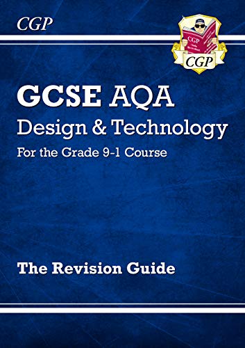 Blue cover of a GCSE Design & Technology revision guide.