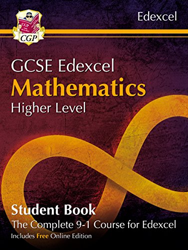 CGP GCSE Edexcel Mathematics Higher Level student book cover with an infinity symbol.