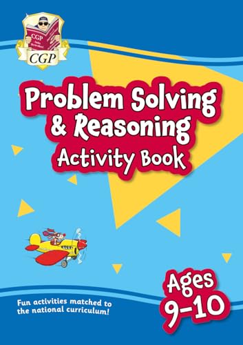 Front cover of CGP Problem Solving & Reasoning Activity Book for ages 9-10.