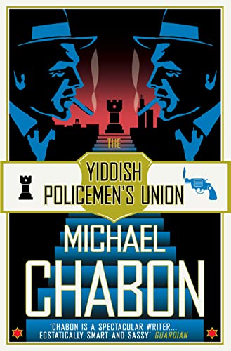Book cover featuring two noir-style men in hats, a chess rook, and title text.