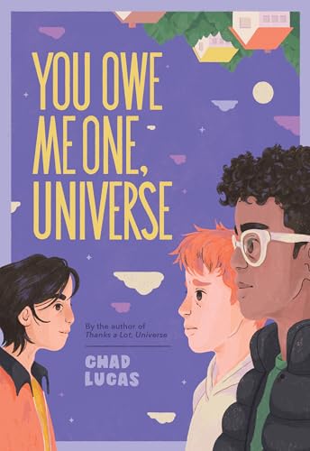 Book cover with three young people and yellow title text.