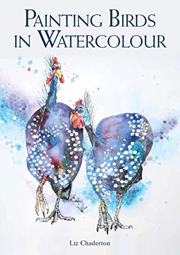 Book cover: “Painting Birds in Watercolour” featuring watercolor bird illustrations.