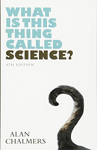 Book cover: “What is This Thing Called Science?” with a question mark swirl.