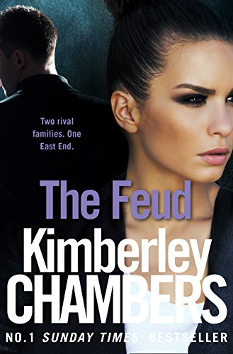 Book cover: “The Feud” by Kimberley Chambers, featuring two faces.