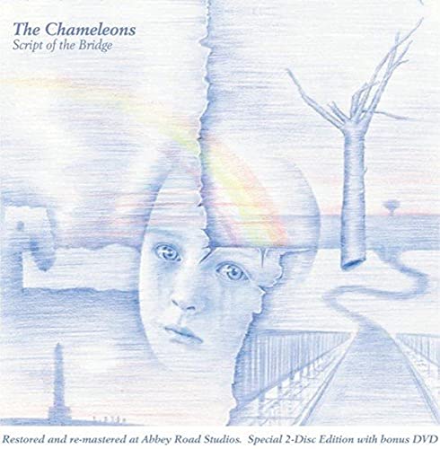 CD cover: blue pencil drawing of a face and bare tree.