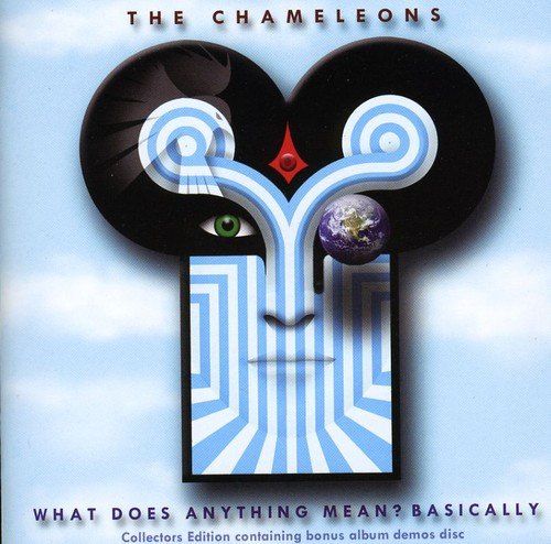 CD cover for The Chameleons album, featuring abstract face and Earth.