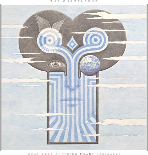 Album cover: surreal face with an eye and swirling blue patterns.