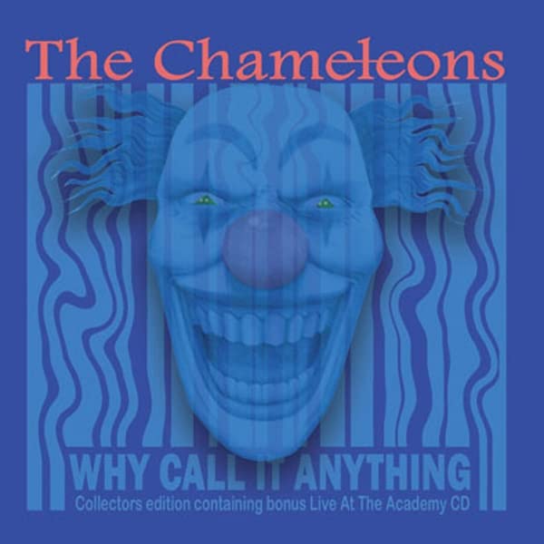 CD cover: blue clown face with wavy lines, album title text.