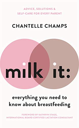 Book cover with overlapping pink circles and the title "Milk It".