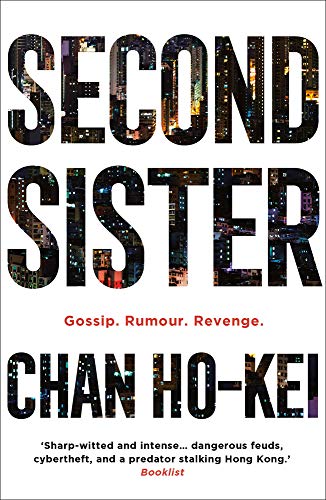 Book cover for "Second Sister" by Chan Ho-Kei, featuring a city skyline.