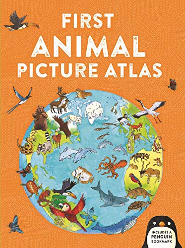 Book cover with illustrated globe featuring diverse animals around the world.