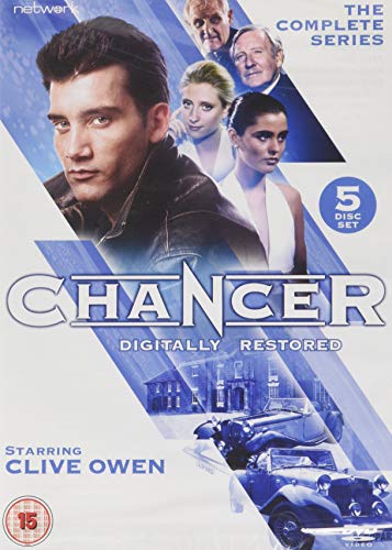 “Chancer” DVD cover featuring cast portraits and a classic car.