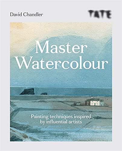 Book cover titled Master Watercolour by David Chandler featuring a coastal landscape painting.