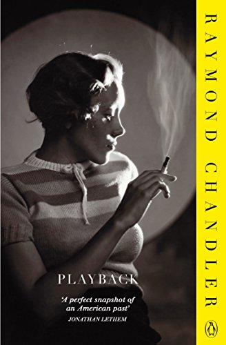 Book cover: woman smoking, black and white portrait, "Playback" title.