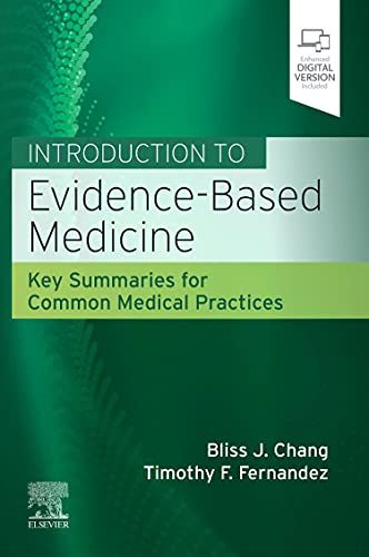 Green book cover with white text: "Introduction to Evidence-Based Medicine.