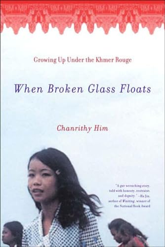 Book cover: “When Broken Glass Floats” features a young Cambodian woman.
