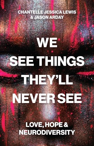 Book cover with text over a blurred image of eyes and red splatters.