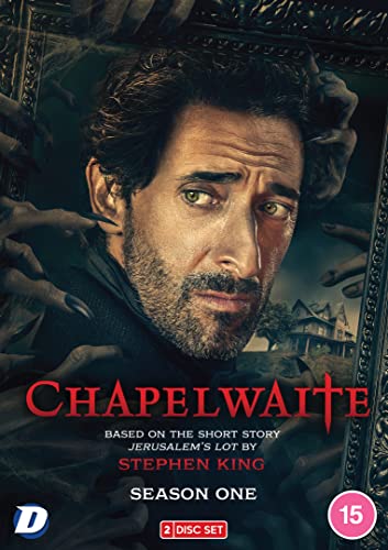 DVD cover for "Chapelwaite" featuring a man with reaching hands.