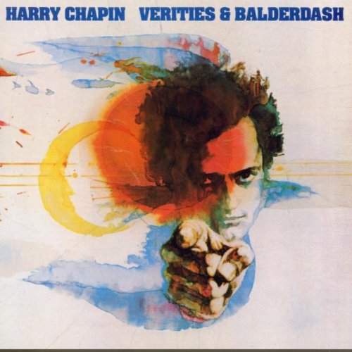 Album cover for Harry Chapin’s “Verities & Balderdash” featuring a portrait.