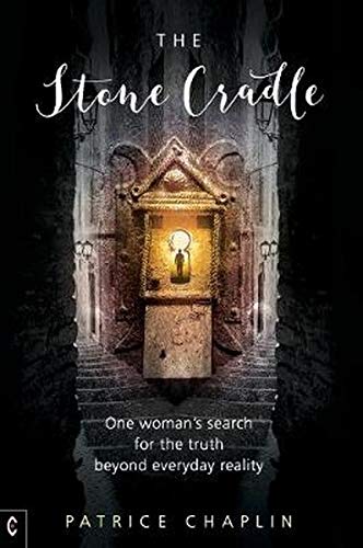 Book cover: "The Stone Cradle" depicts a glowing cradle within a stone structure.
