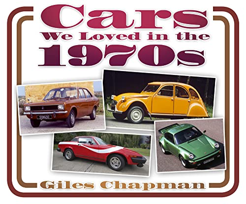 Book cover featuring classic 1970s cars: Ford, Citroën, and others.