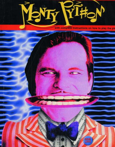 Monty Python songbook cover with a distorted portrait and musical notes.