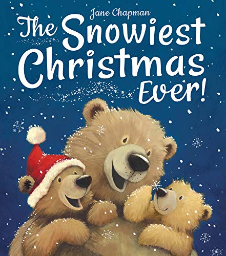 Book cover featuring two cuddly bears, one wearing a red Santa hat.