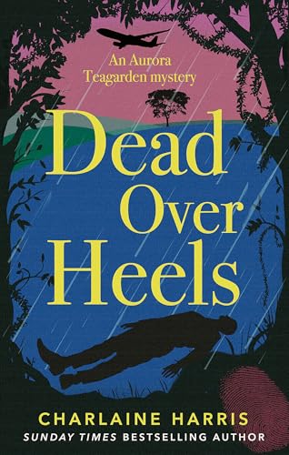 Book cover: "Dead Over Heels" with a silhouette of a body and plane.