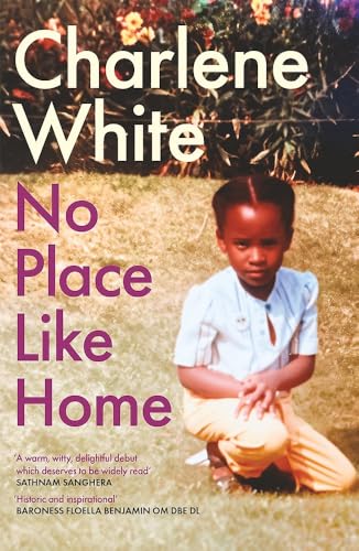Book cover: “No Place Like Home” featuring a young child outdoors.