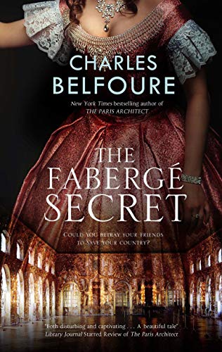 Book cover featuring a woman in a red gown with a palace interior.