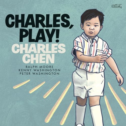 CD cover: Young boy in striped shirt, with album title "Charles, Play!".