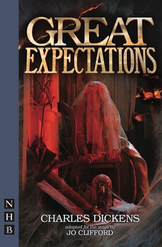 Book cover for “Great Expectations” featuring a veiled figure and ornate title.