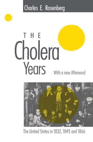 Book cover for "The Cholera Years" with a historical photograph.
