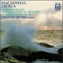 CD cover for Charles Fierro’s MacDowell piano sonata, ocean waves.