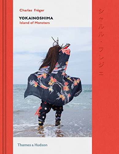 Book cover featuring a person in colorful costume standing on a beach.