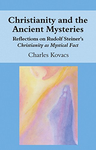 Book cover with blue background, title text, and a soft watercolor painting of figures.