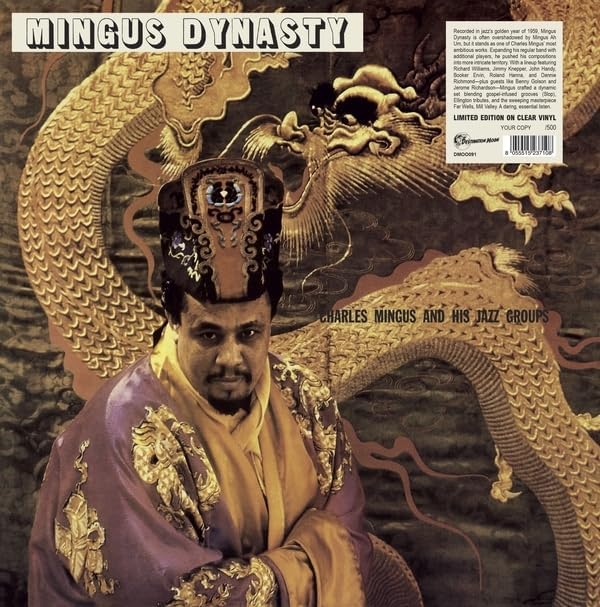 Album cover for Charles Mingus’ “Mingus Dynasty” on clear vinyl.