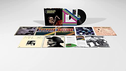 Charles Mingus “Changes” vinyl box set with album covers and record.