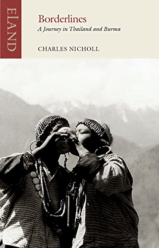 Book cover: “Borderlines” with a black and white photo of two people.