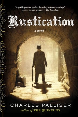 Book cover: a man in a coat stands in a stone archway.