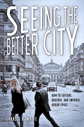 Book cover with city street scene and large white title text.