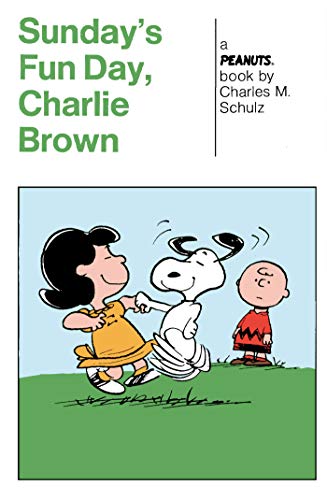Book cover featuring Lucy, Snoopy, and Charlie Brown in a green field.