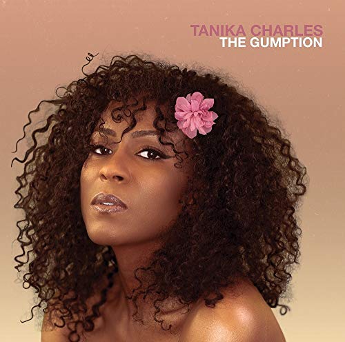 CD cover for Tanika Charles’ “The Gumption” featuring her portrait.
