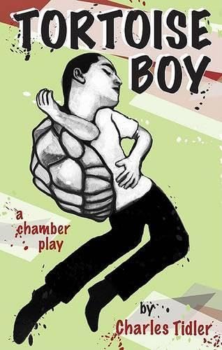 Book cover: boy carrying a tortoise shell on his back.