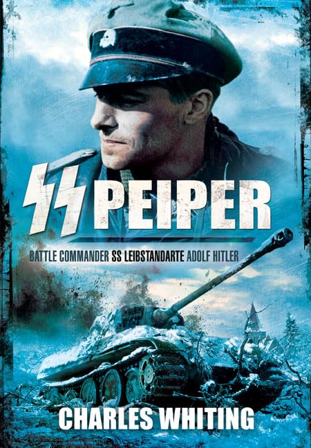 Book cover featuring a portrait of a WWII German officer and a tank.