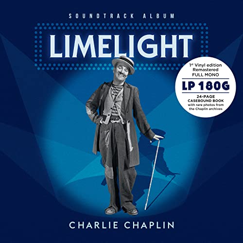 Vinyl album cover for Limelight featuring Charlie Chaplin in a suit and bowler hat.