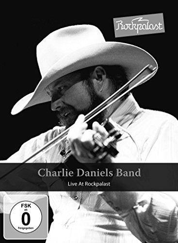 Black and white DVD cover featuring a man in a cowboy hat playing violin.